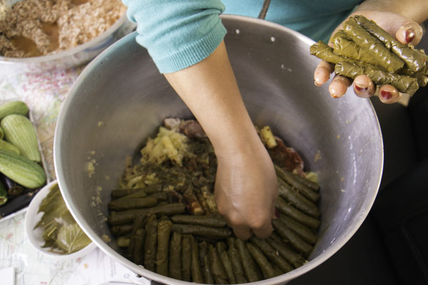 Gevulde druivenbladeren - dolma